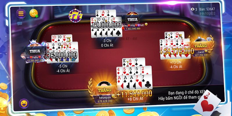 Quy tắc Mậu Binh tính chi cơ bản